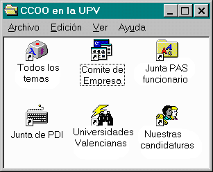 Comisiones Obreras en la Universidad Politécnica de Valencia